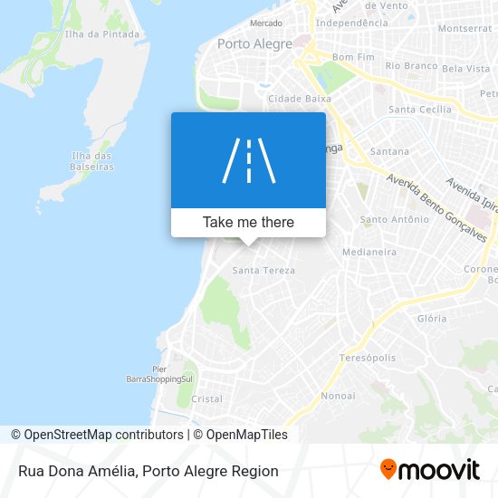 Rua Dona Amélia map