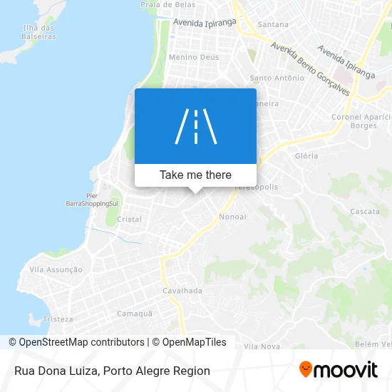 Rua Dona Luiza map