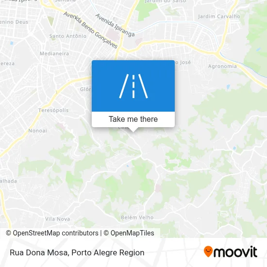 Rua Dona Mosa map