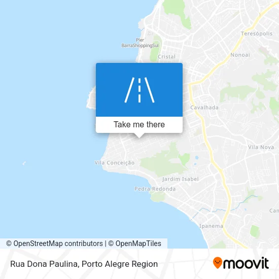 Rua Dona Paulina map