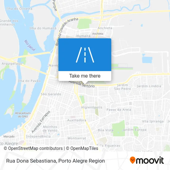 Rua Dona Sebastiana map