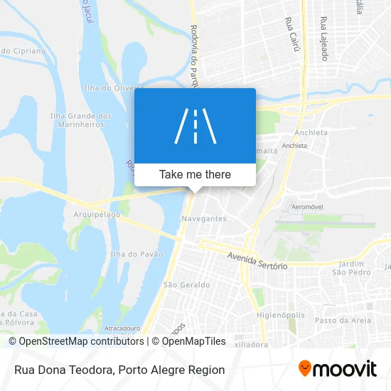 Rua Dona Teodora map