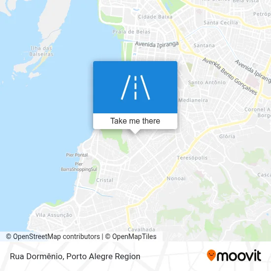 Rua Dormênio map