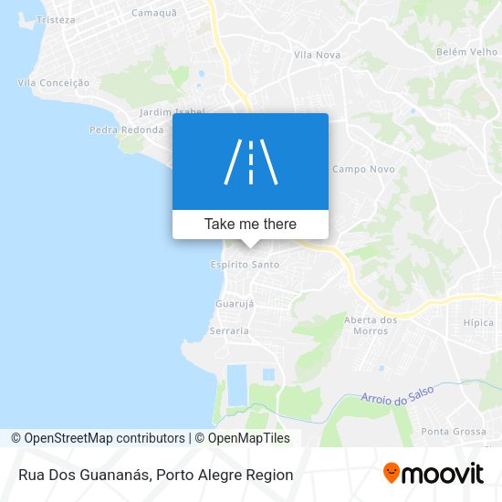 Rua Dos Guananás map