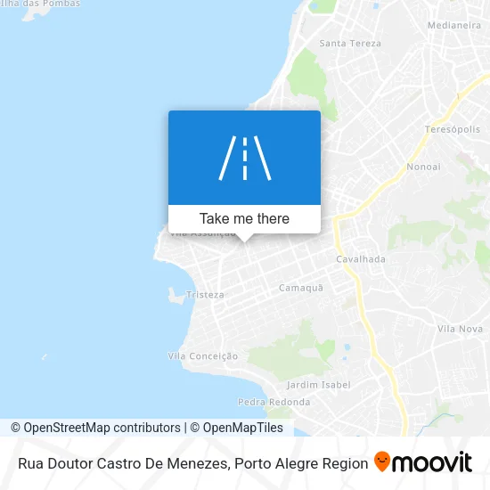 Rua Doutor Castro De Menezes map
