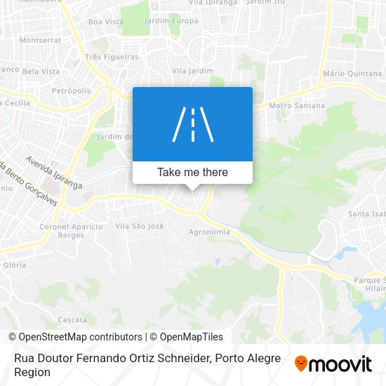 Rua Doutor Fernando Ortiz Schneider map