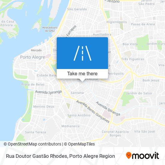 Rua Doutor Gastão Rhodes map