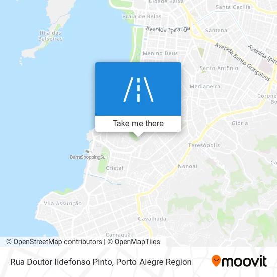 Rua Doutor Ildefonso Pinto map