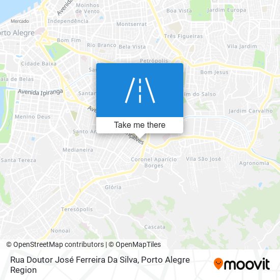 Rua Doutor José Ferreira Da Silva map