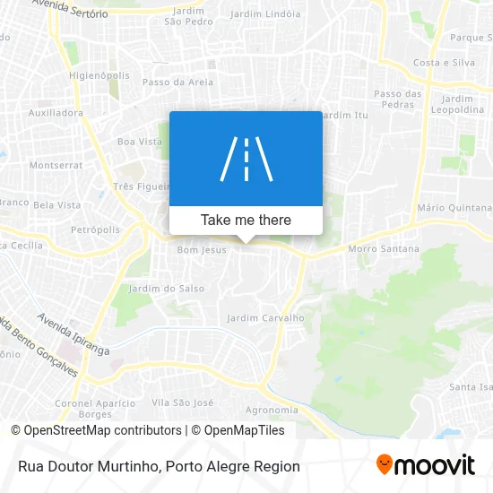 Rua Doutor Murtinho map