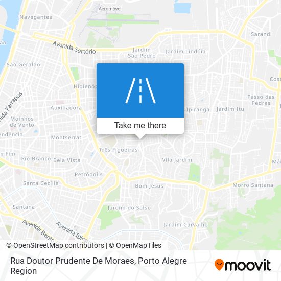 Rua Doutor Prudente De Moraes map