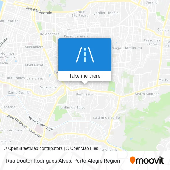Rua Doutor Rodrigues Alves map