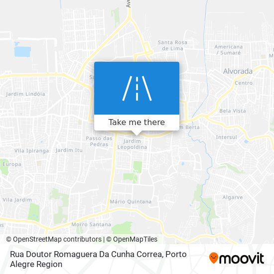 Mapa Rua Doutor Romaguera Da Cunha Correa