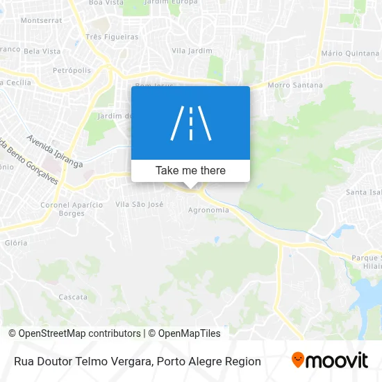 Rua Doutor Telmo Vergara map