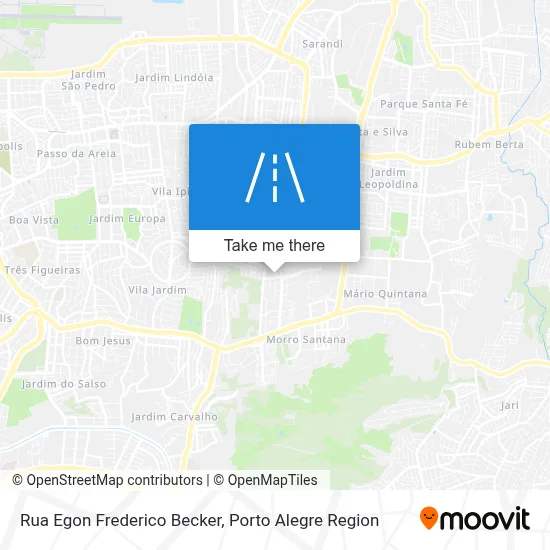 Rua Egon Frederico Becker map