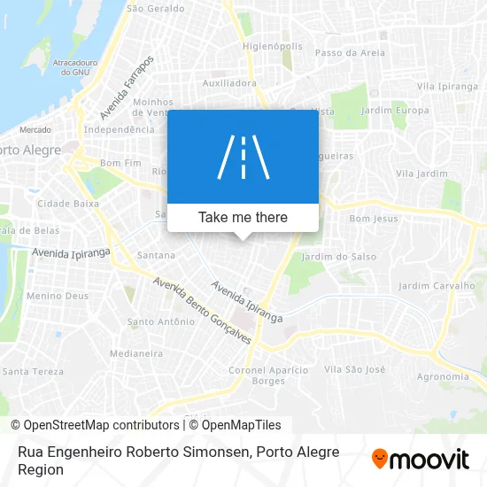 Rua Engenheiro Roberto Simonsen map