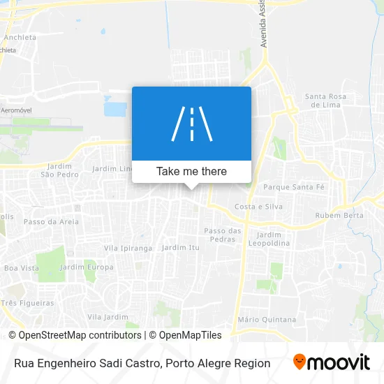 Rua Engenheiro Sadi Castro map
