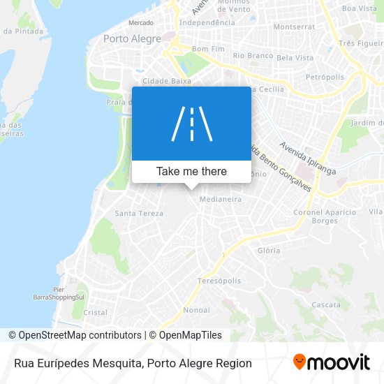 Rua Eurípedes Mesquita map