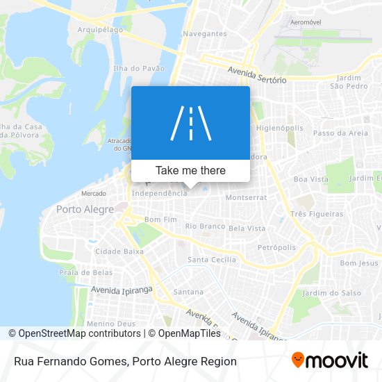Rua Fernando Gomes map