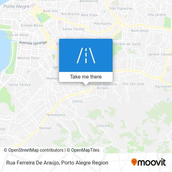 Rua Ferreira De Araújo map