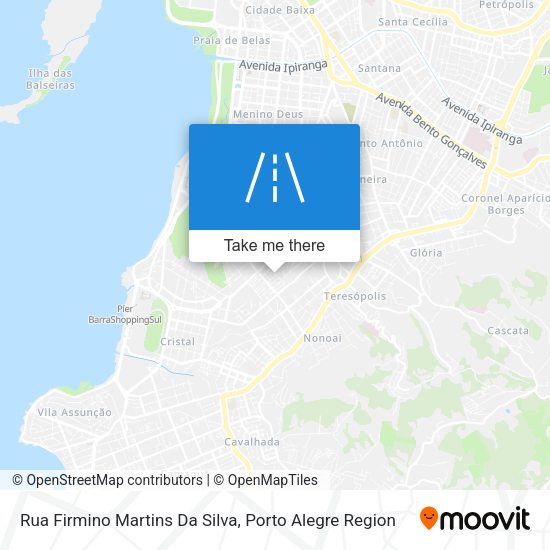 Rua Firmino Martins Da Silva map