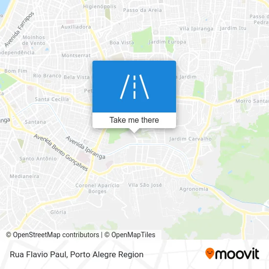 Rua Flavio Paul map