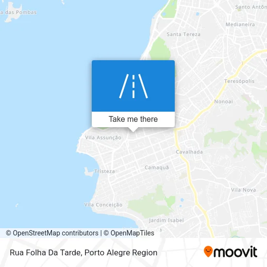 Rua Folha Da Tarde map