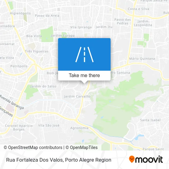 Rua Fortaleza Dos Valos map