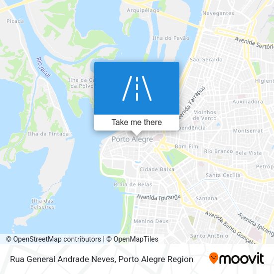 Rua General Andrade Neves map