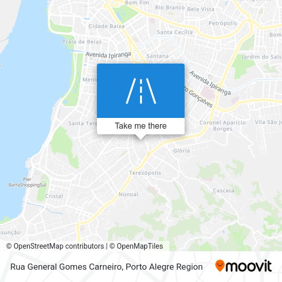 Rua General Gomes Carneiro map