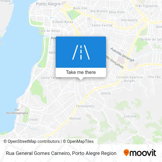 Rua General Gomes Carneiro map