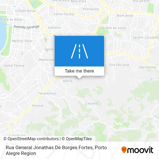 Rua General Jonathas De Borges Fortes map