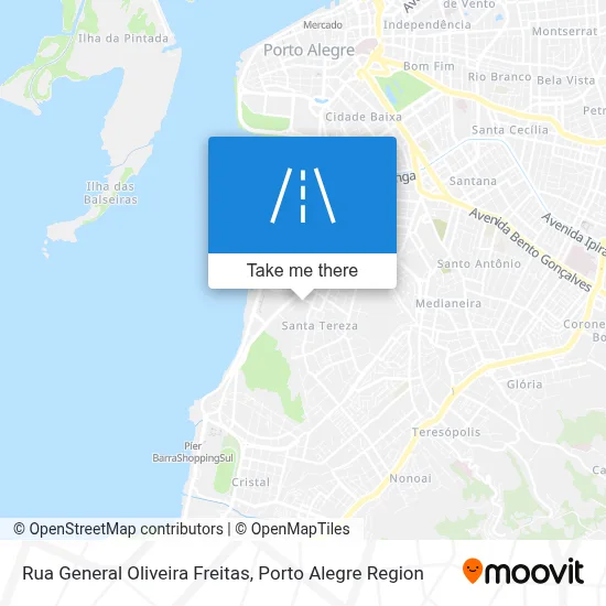 Rua General Oliveira Freitas map