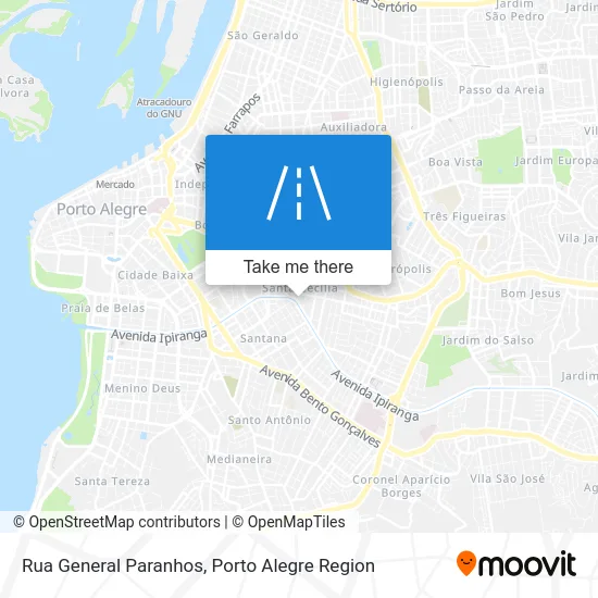 Rua General Paranhos map