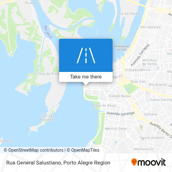 Rua General Salustiano map