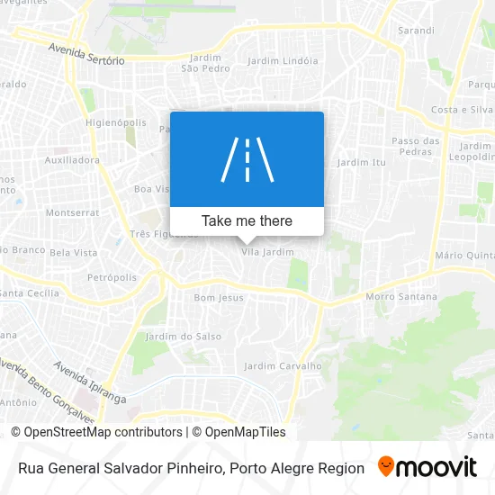 Rua General Salvador Pinheiro map