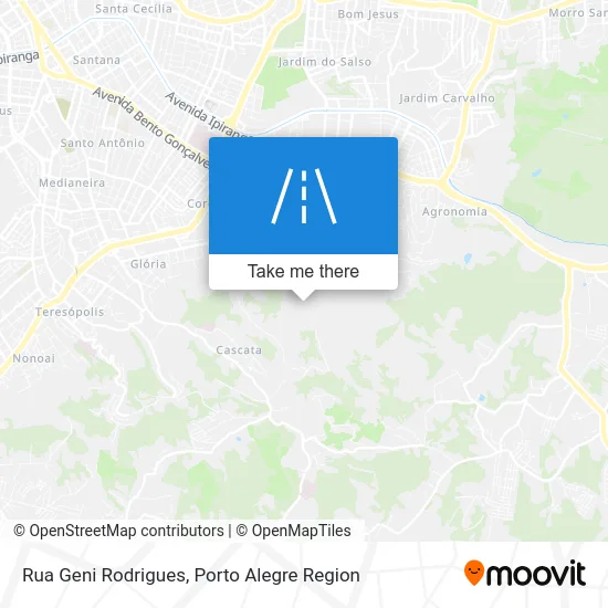 Rua Geni Rodrigues map