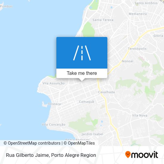 Rua Gilberto Jaime map