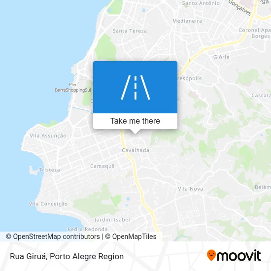 Rua Giruá map