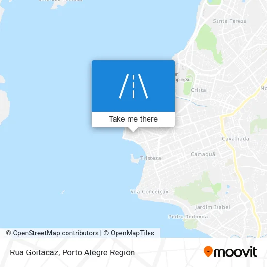 Rua Goitacaz map