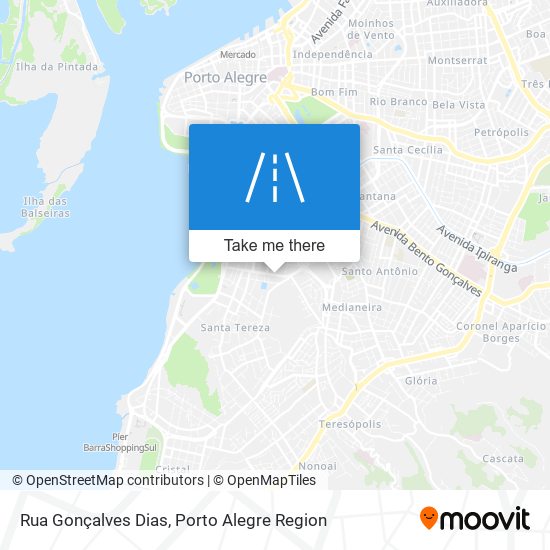 Mapa Rua Gonçalves Dias