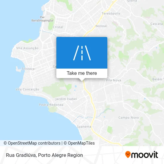 Rua Gradiúva map