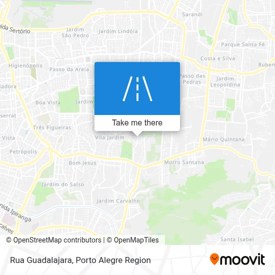 Rua Guadalajara map