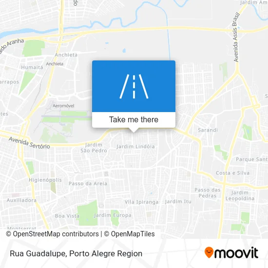 Rua Guadalupe map