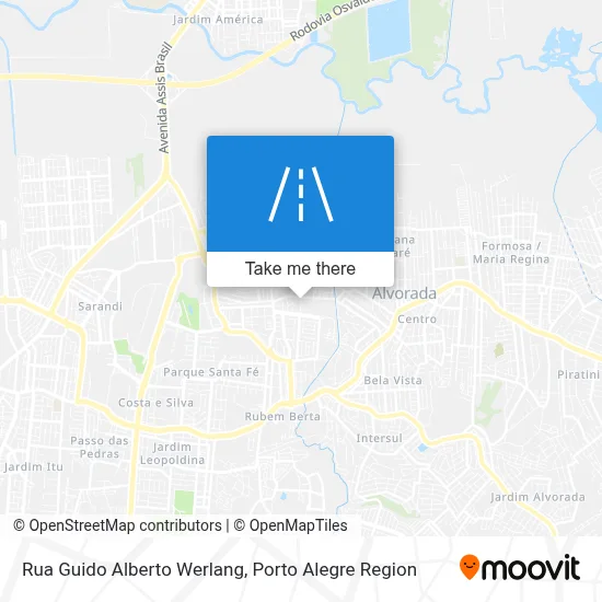 Rua Guido Alberto Werlang map