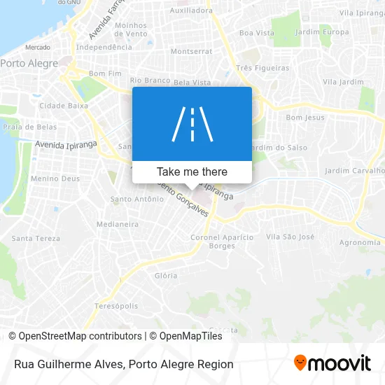 Rua Guilherme Alves map
