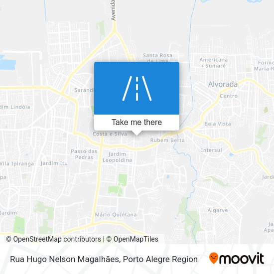 Rua Hugo Nelson Magalhães map