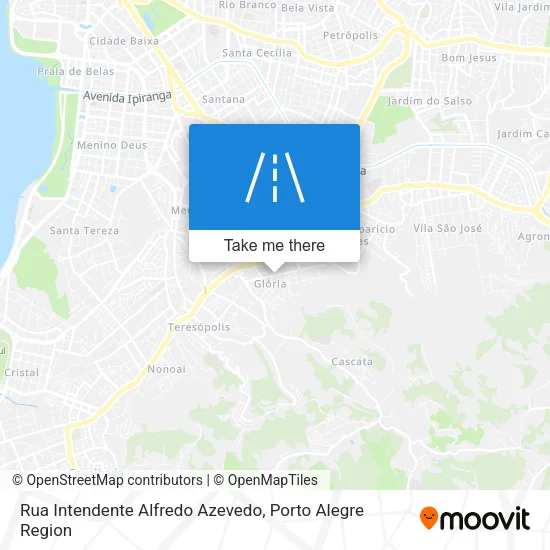 Rua Intendente Alfredo Azevedo map