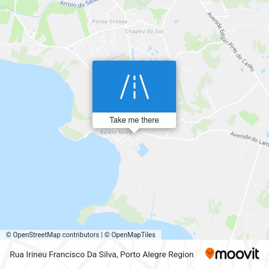 Rua Irineu Francisco Da Silva map
