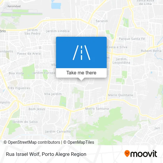 Rua Israel Wolf map